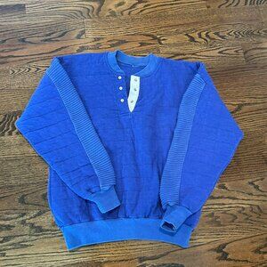 Vintage Quilted Purple Sweatshirt ~ Women's Size Large